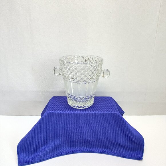 Canard-Duchêne Style Crystal Champagne Bucket Valencay Pattern Diamond Point - Picture 1 of 7